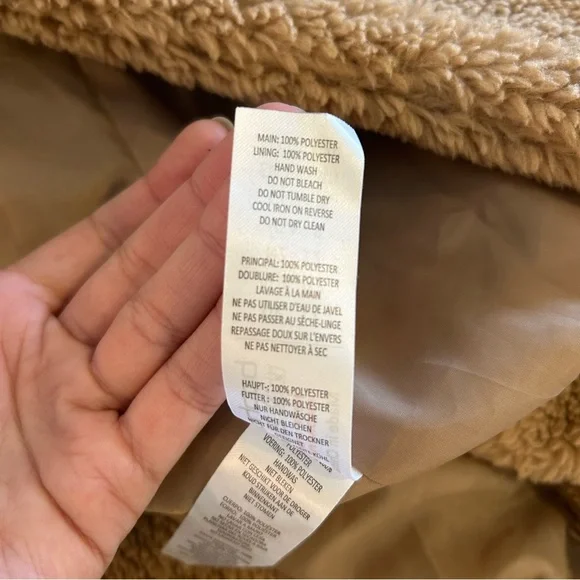 BooHoo Oversized Teddy Faux Fur Jacket - Picture 6 of 6